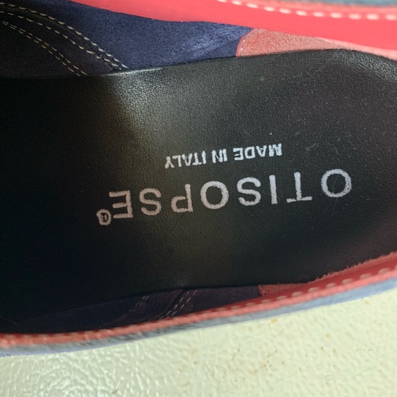 Men’s blue Italian lace up oxfords. Size 43 (European size) US size 10 - Picture 5 of 7